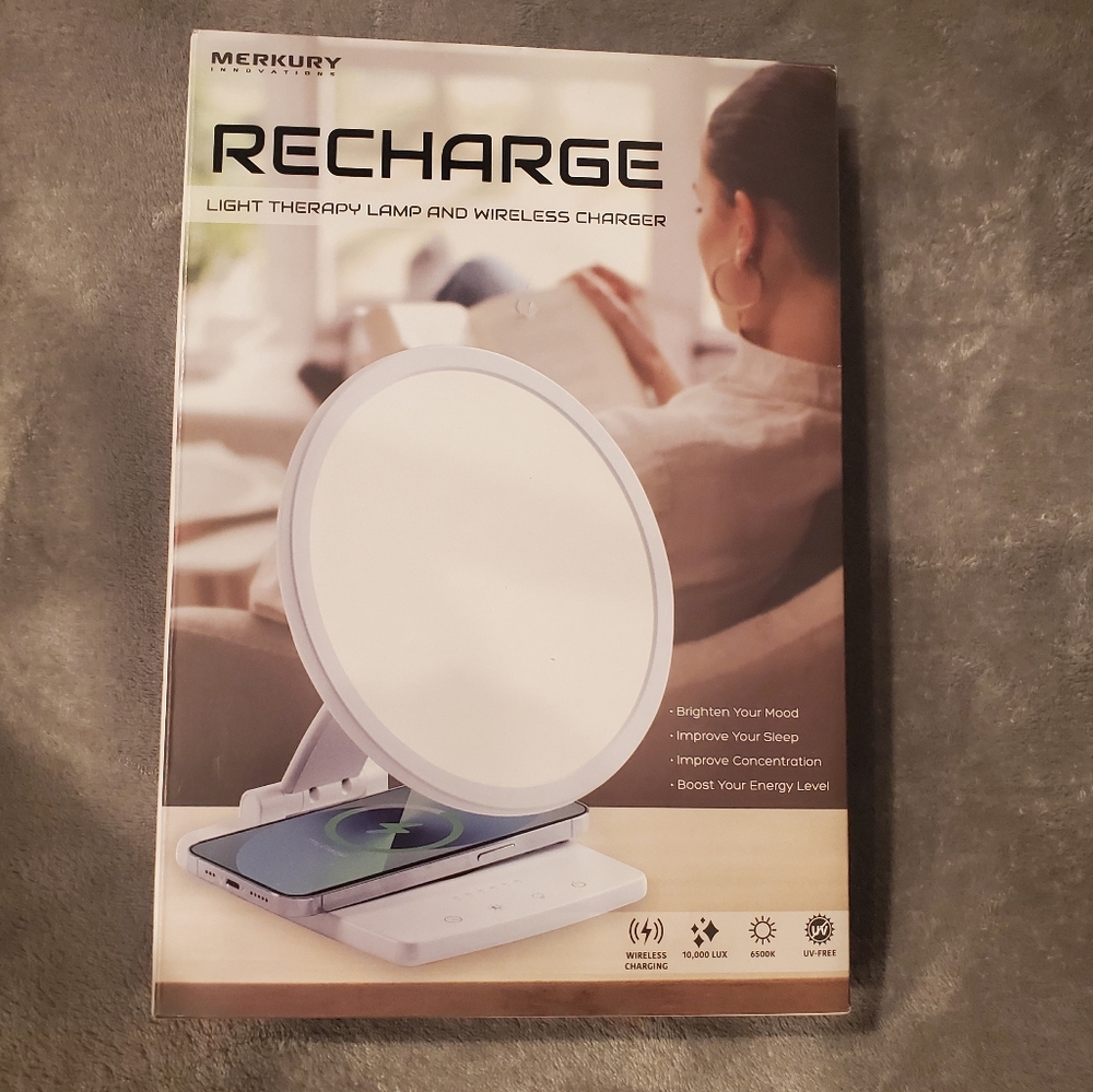 Recharge Light Therapy Lamp and Wireless Charger